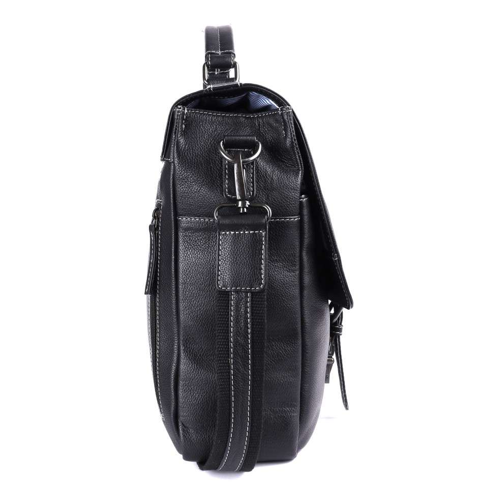 Hard Craft 156 inch Vegan Leather Messenger Bag for Men  Laptop Bag  Office Bag  Laptop Sleeve