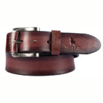 HIDE & SKIN Men's Leather Casual Belt - Image 3