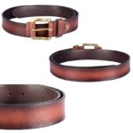 HIDE & SKIN Men's Leather Casual Belt - Image 6