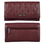 HIDE & SKIN Florence RFID Blocking Men's Wallet,Women's Wallet , Unisex Keyring Combo Gift Set for Family and Couples (Maroon)GIFT BOX - Image 3