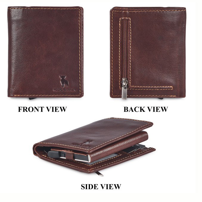 Buy Men Brown Solid Genuine Leather Wallet Online - 712513 | Allen Solly