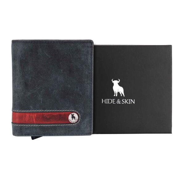 HIDE & SKIN Manchester Genuine Leather Wallet With Detachable Card Case for  Men - Hide and Skin