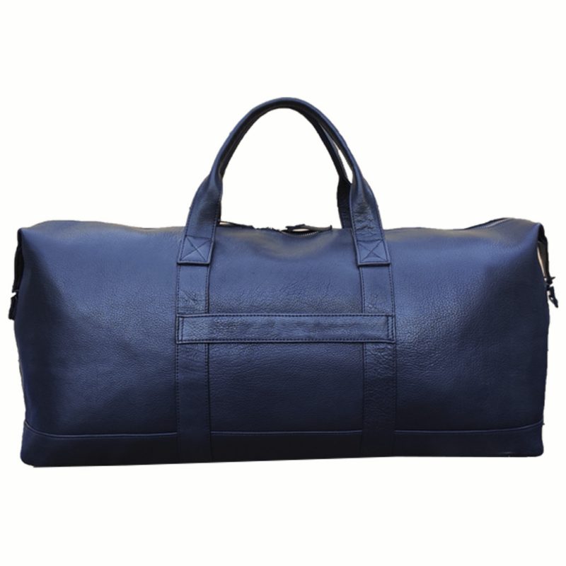 HIDE & SKIN Men’s 100% Full Grain leather Travel Bag | Weekender Bag | Duffel Bag | Gym Bag | Handcrafted with love In India