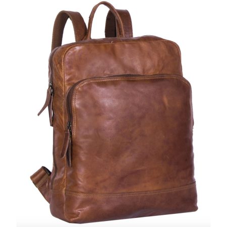 hide and skin real leather backpack