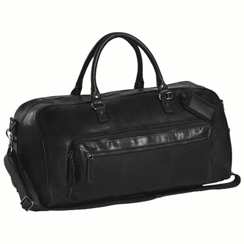 HIDE & SKIN Men’s 100% Full Grain leather Travel Bag | Weekender Bag | Duffel Bag | Gym Bag | Handcrafted with love In India