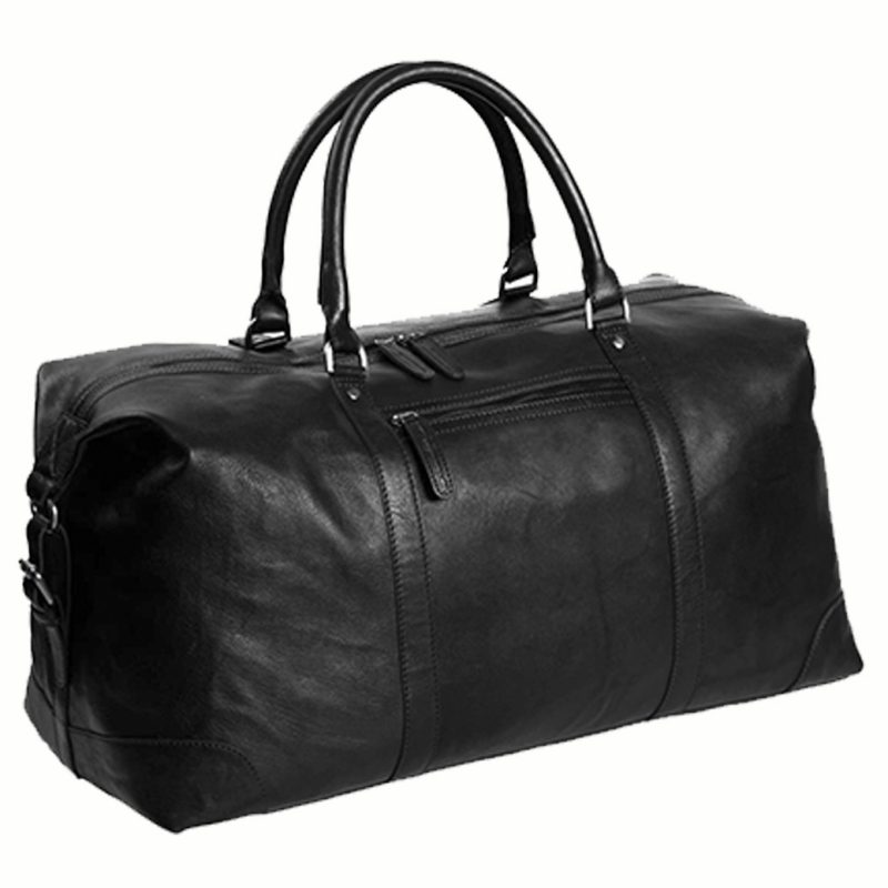 HIDE & SKIN Men’s 100% Full Grain leather Travel Bag | Weekender Bag | Duffel Bag | Gym Bag | Handcrafted with love In India