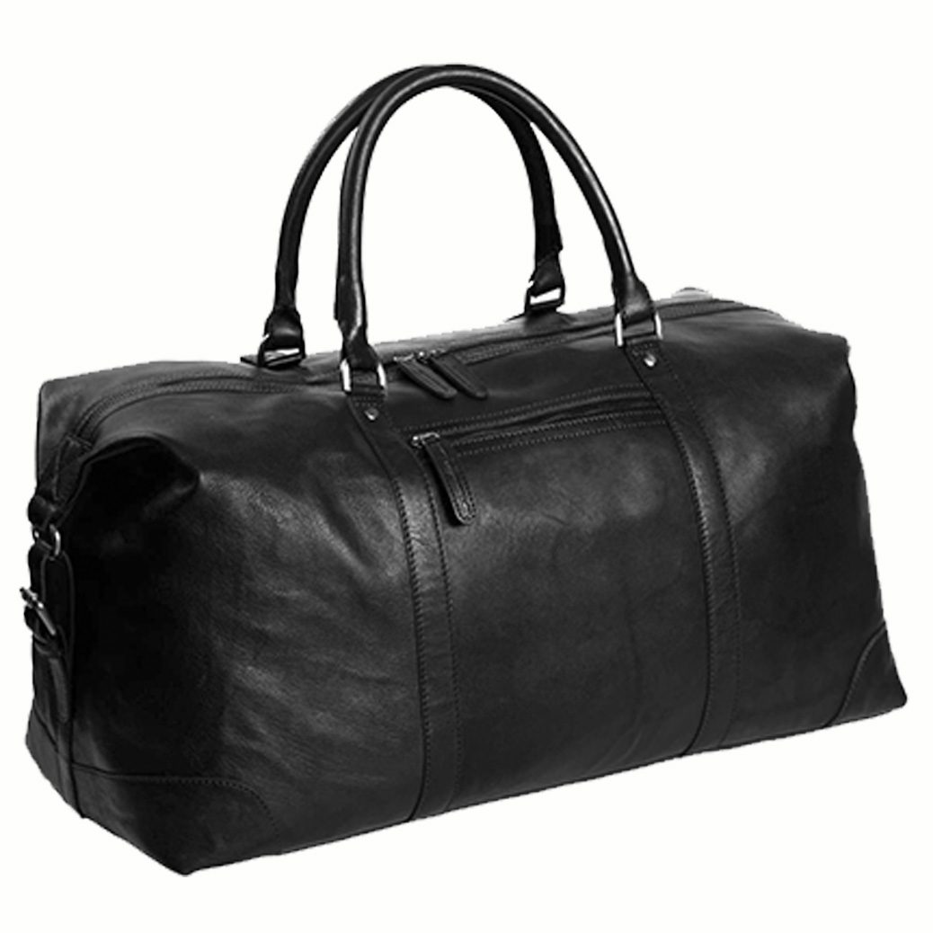 Rugged Leather Duffler Bag (Length-22