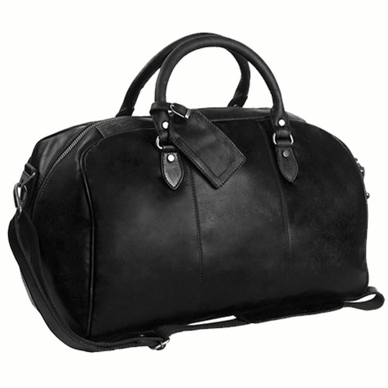 HIDE & SKIN Men’s 100% Full Grain leather Travel Bag | Weekender Bag | Duffel Bag | Gym Bag | Handcrafted with love In India