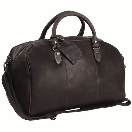 HIDE & SKIN Men’s 100% Full Grain leather Travel Bag | Weekender Bag | Duffel Bag | Gym Bag | Handcrafted with love In India